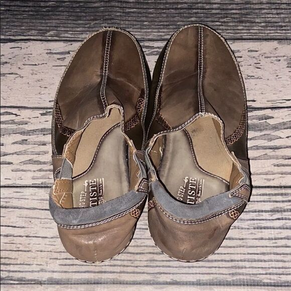 L’artiste Brown Leather Loafers Shoes Size 39 - Picture 2 of 7